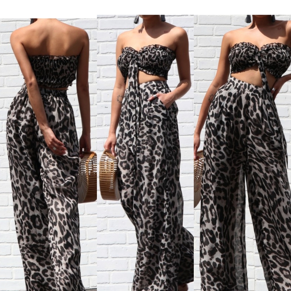 2 Piece Leopard Set